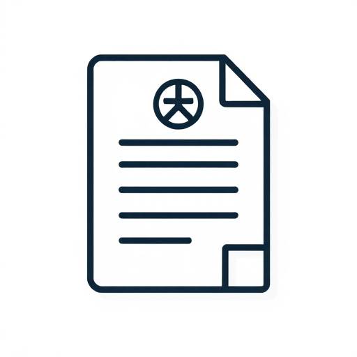 Een icoon dat juridische documenten symboliseert